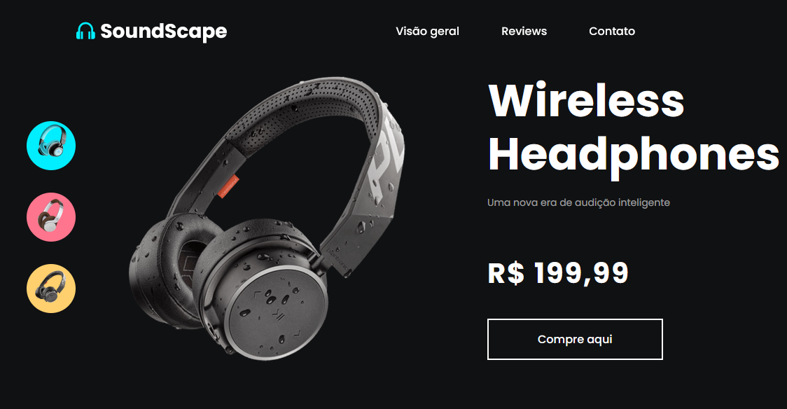 Loja de fones de ouvido